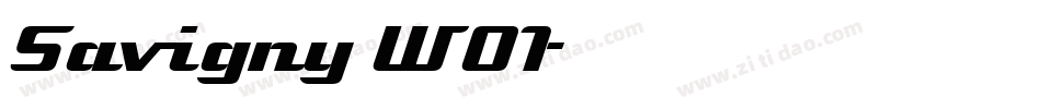Savigny W01字体转换